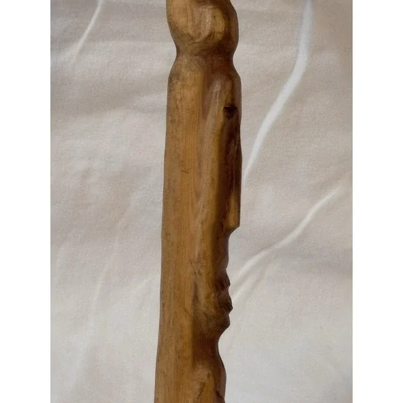Vintage Hand Carved Totem/Sticks With Faces‎